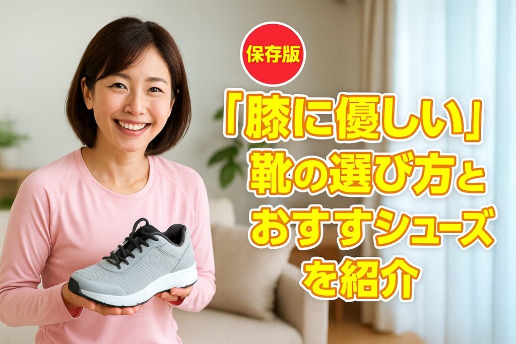 「膝に優しい」靴の選び方とおすすめシューズを紹介