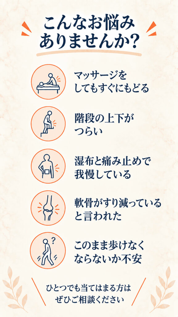 緑橋　股関節痛