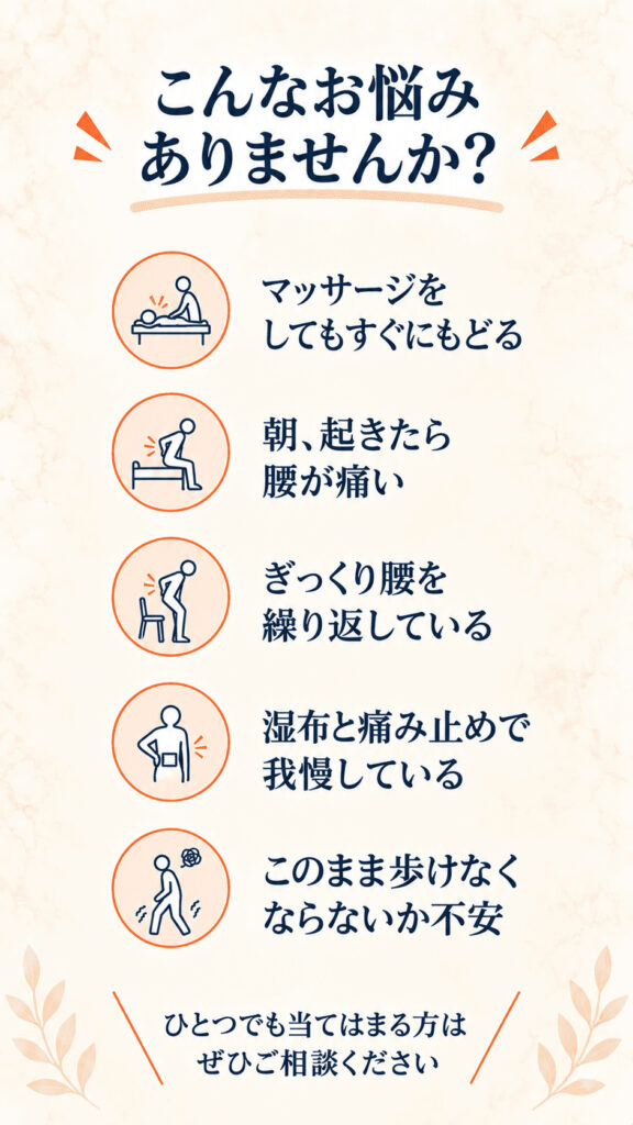 緑橋　腰痛　整骨院